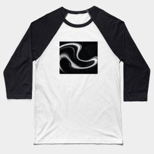 Black liquid Baseball T-Shirt